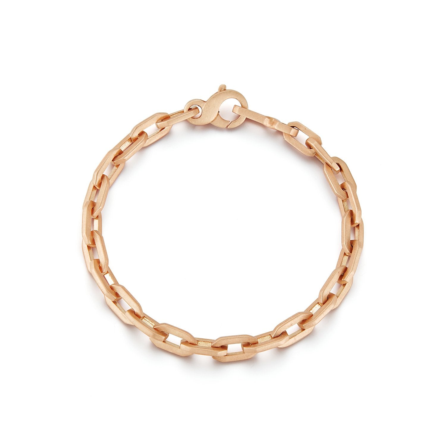 Tatum Thick Chain Bracelet in 18K Rose Gold