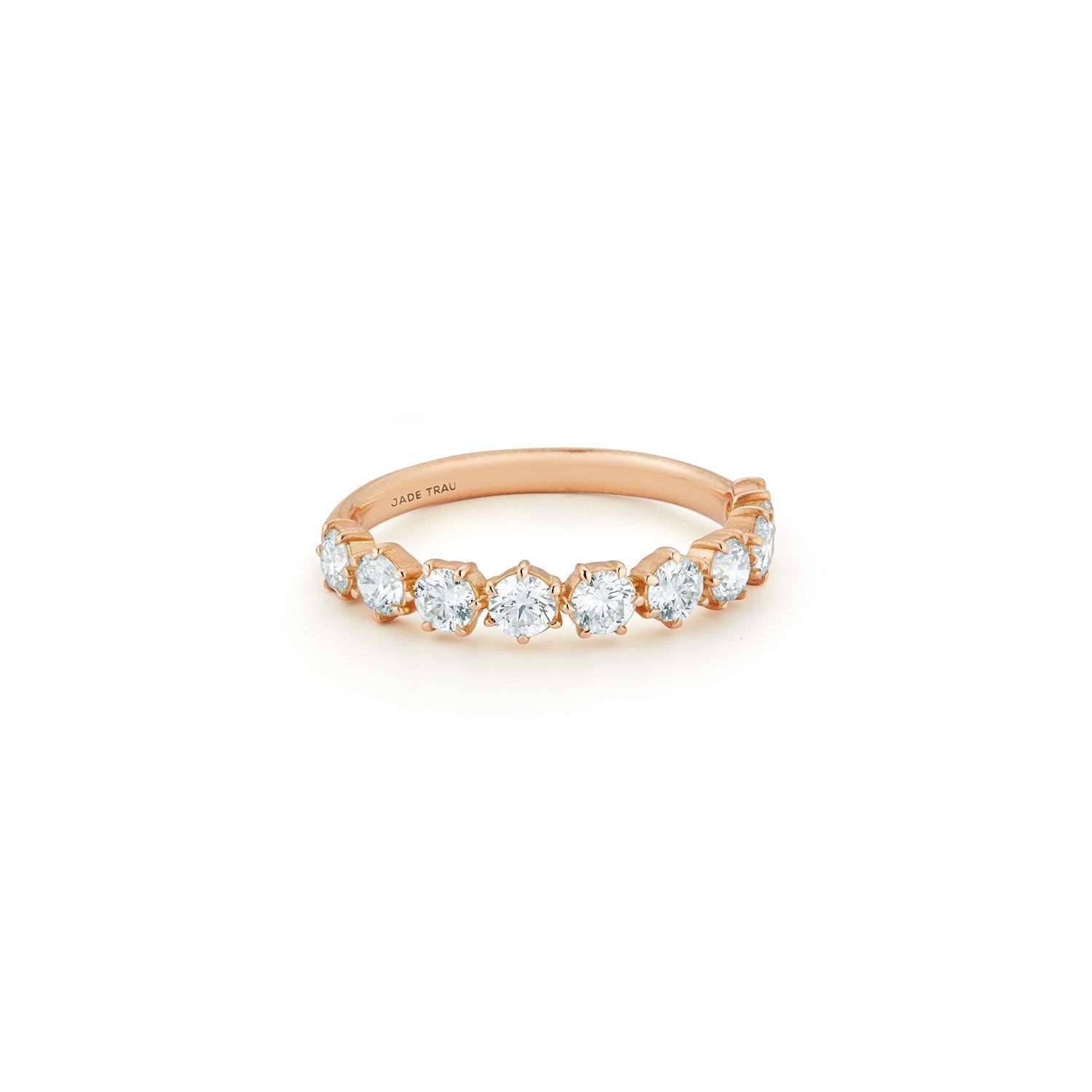 Catherine 1/2 Way Eternity No. 2 in 18K Rose Gold