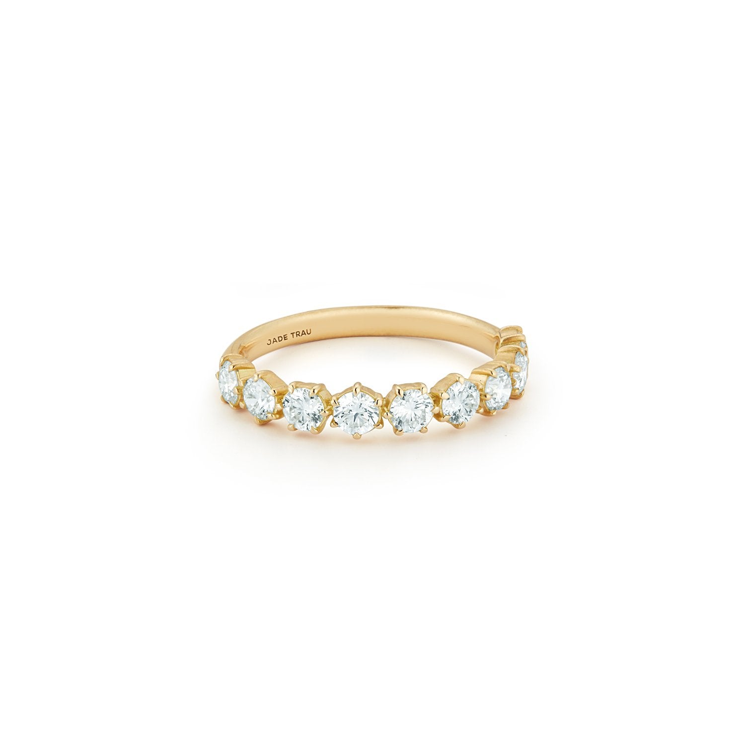 Catherine 1/2 Way Eternity No. 2 in 18K Yellow Gold