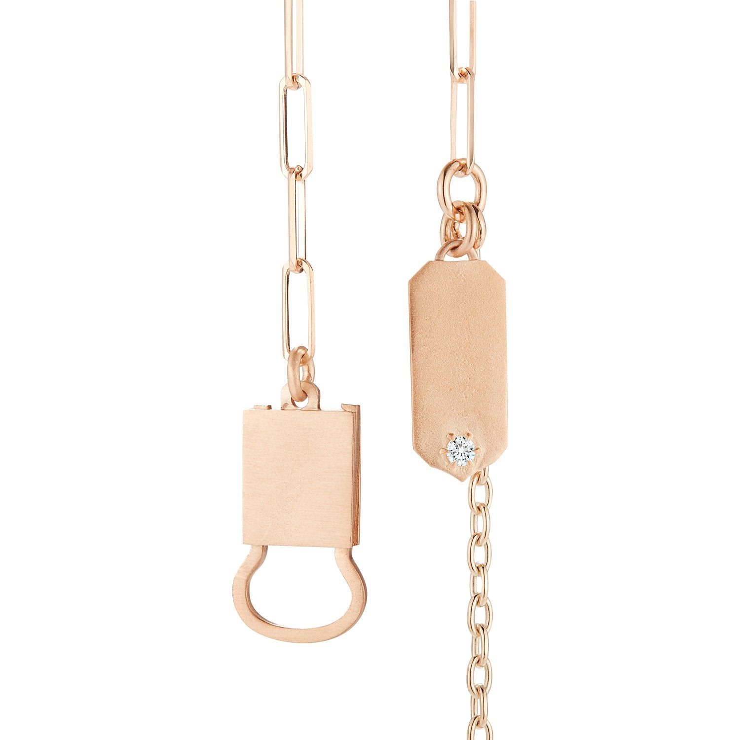 Jade Trau Betty Necklace in 18K Rose Gold