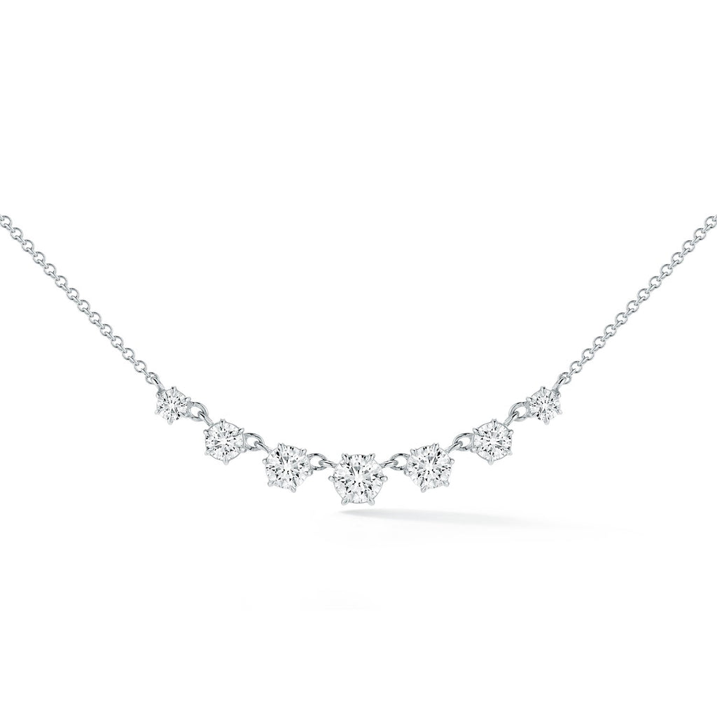 Small Penelope Necklace in 18K White Gold