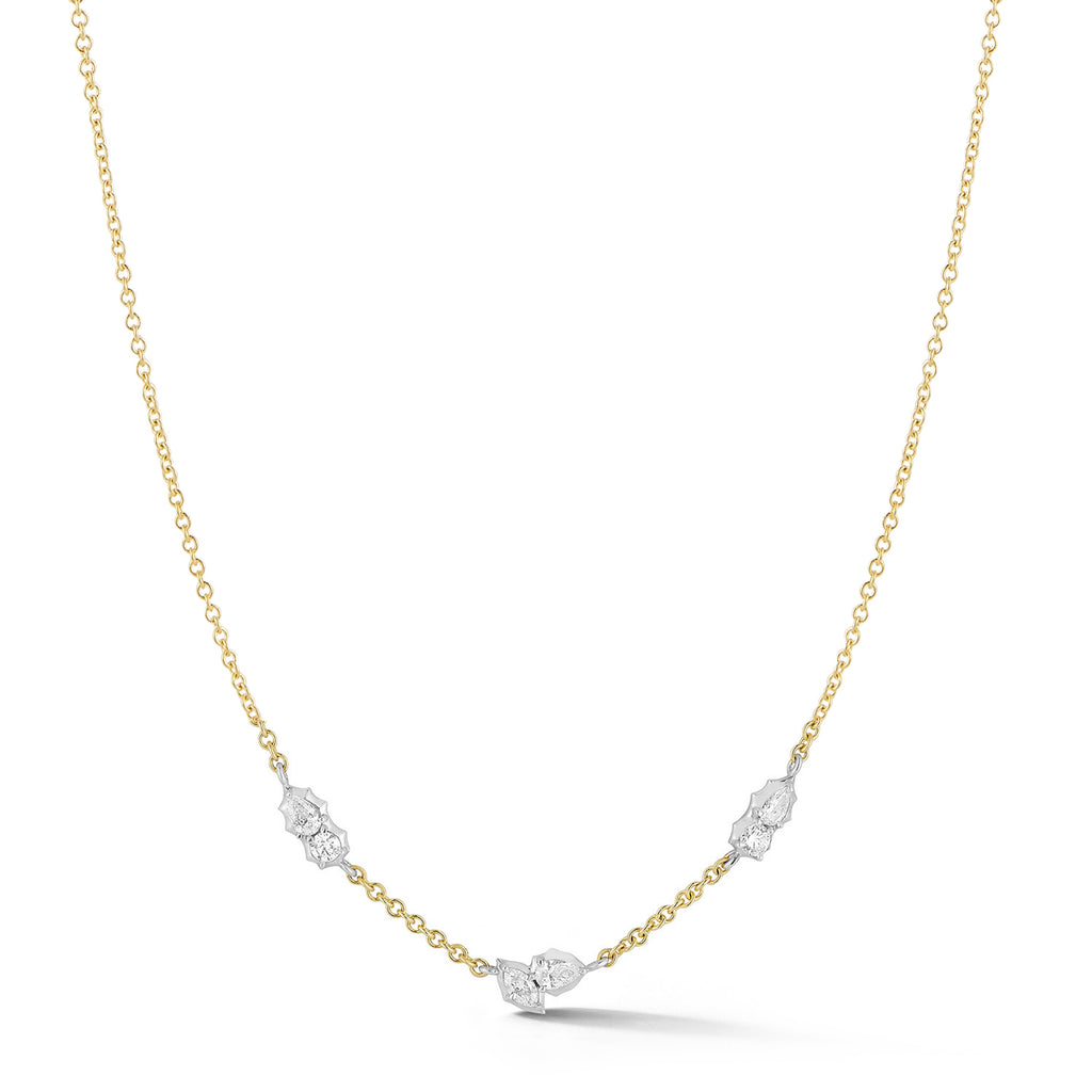 Posey Two-Tone Station Necklace