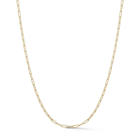 Tatum Small Rectangle Chain Necklace