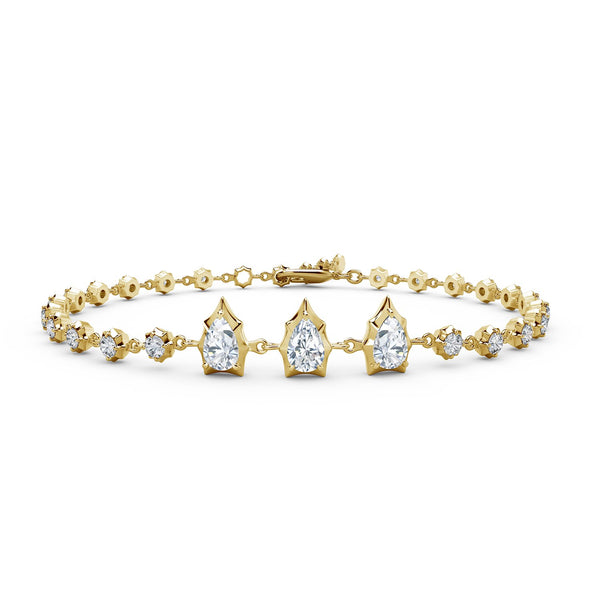 Envoy Diamond Line Bracelet in 18-Karat Gold – Jade Trau