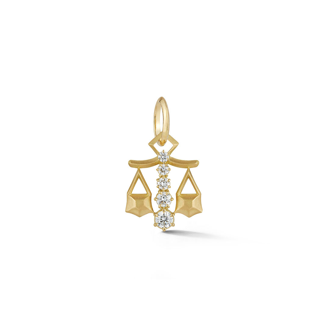 Libra Charm in 18K Yellow Gold