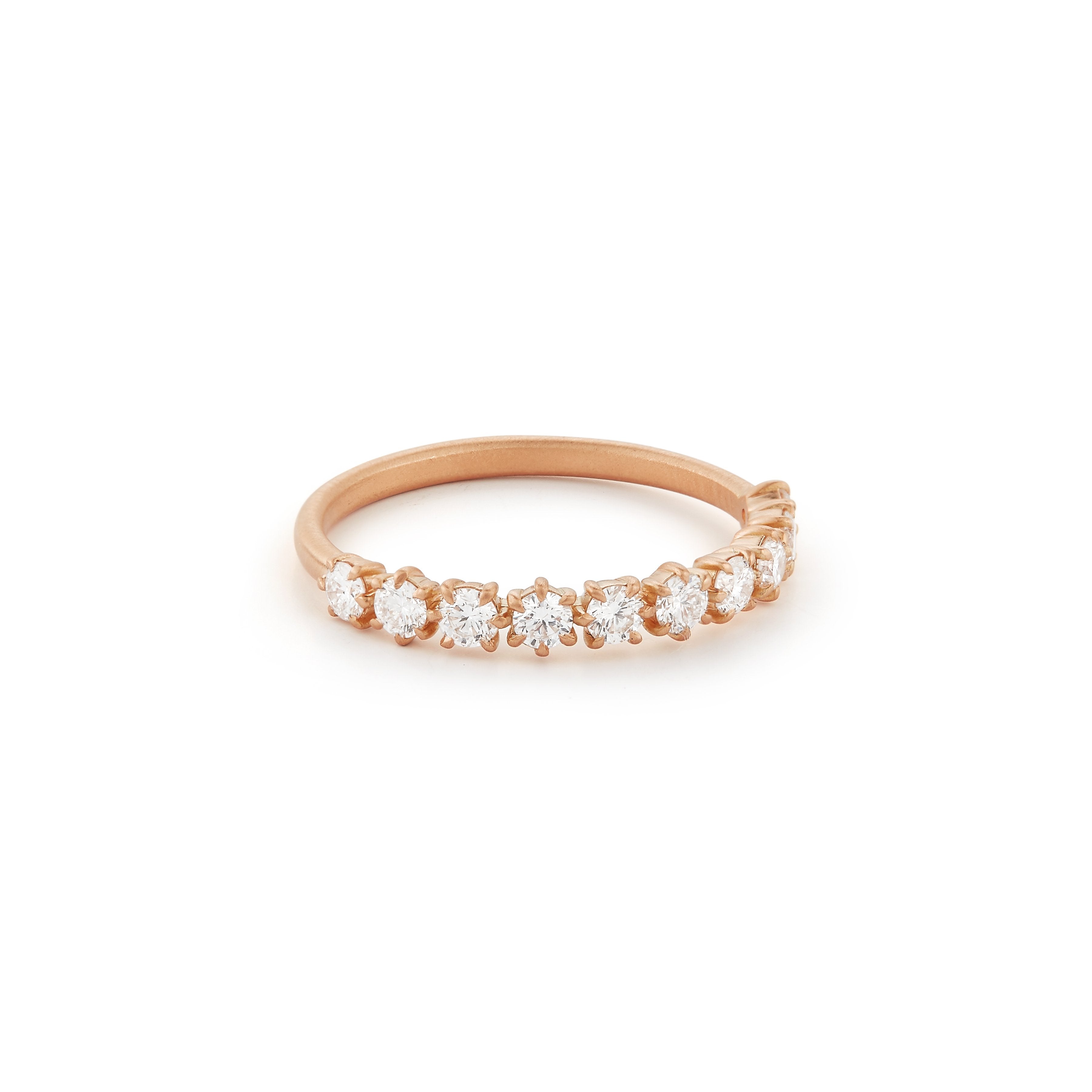 Catherine 1/2 Way Eternity No. 1 in 18K Rose Gold