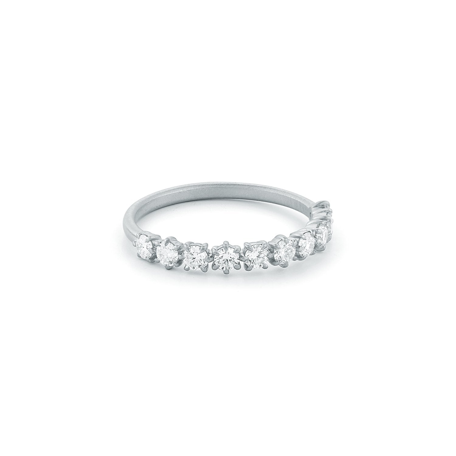 Catherine 1/2 Way Eternity No. 1 in 18K White Gold
