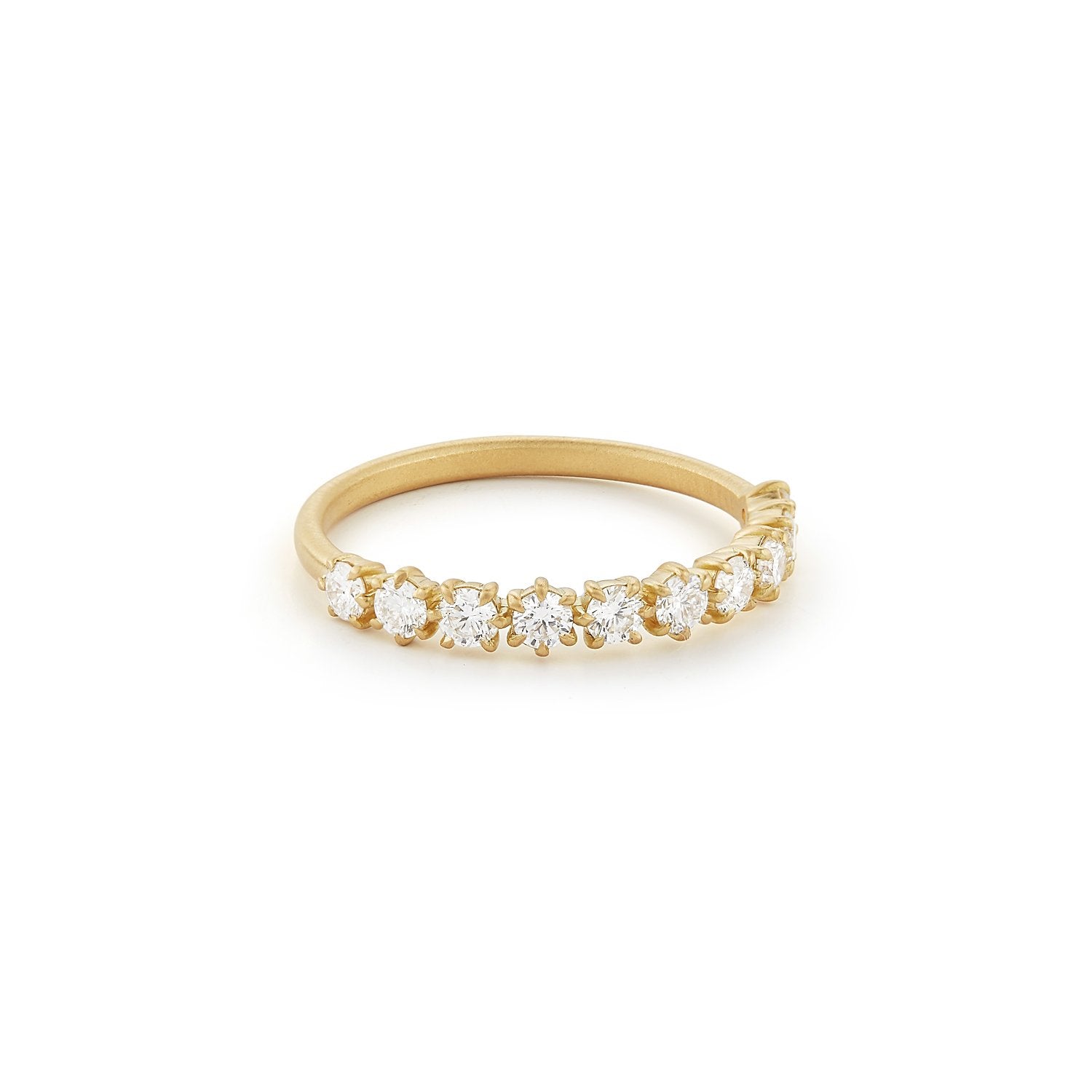 Catherine 1/2 Way Eternity No. 1 in 18K Yellow Gold